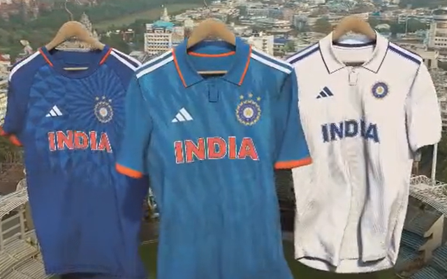  ‘Bhai, yeh kahan se Real Madrid first copy utha laye?’ – Fans react to Team India’s new jersey for all formats