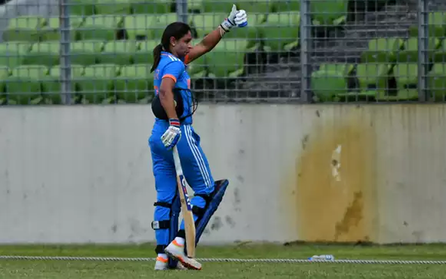  Harmanpreet Kaur likely to face two-match ban due to her outburst during third ODI against Bangladesh Women