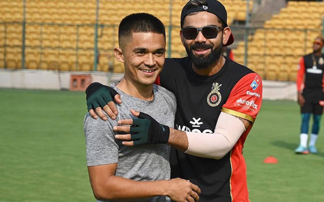  ‘We share a lot of laughter’- Sunil Chhetri opens up about his relationship with Virat Kohli