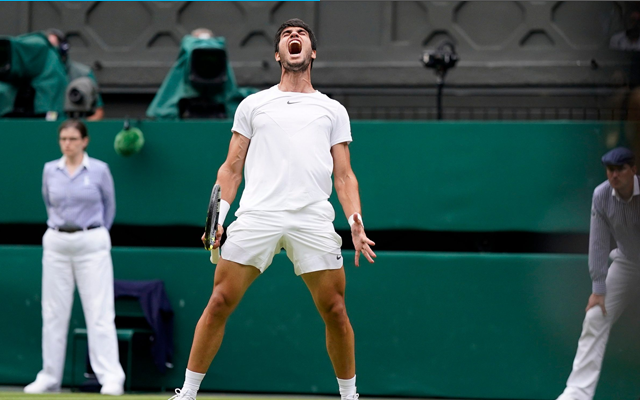  Wimbledon 2023: Carlos Alcaraz beats Matteo Berrettini in four sets to qualify for quarterfinals
