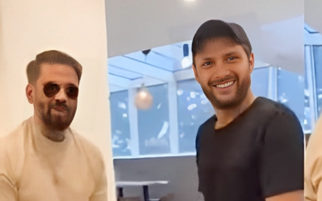  WATCH: Viral video of Sunil Shetty meeting Shahid Afridi and his family