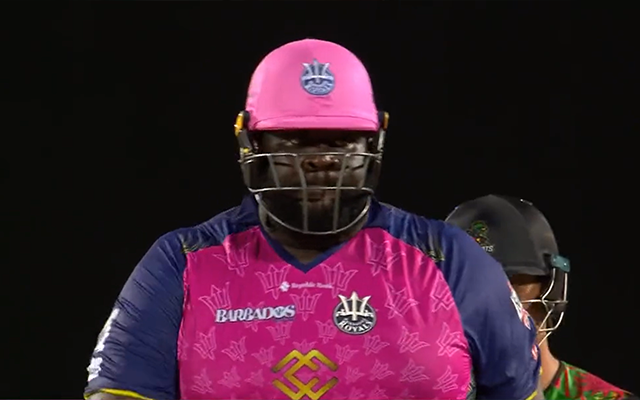  WATCH: Rahkeem Cornwall hits massive sixes during his quickfire knock in CPL 2023