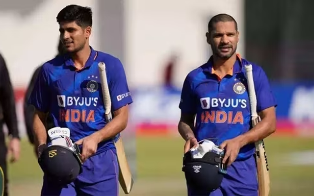 Shubman Gill and Shikhar Dhawan