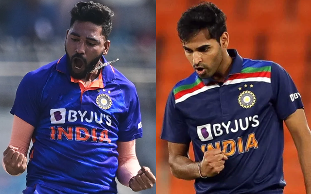 Mohammed Siraj replaces Bhuvneshwar Kumar