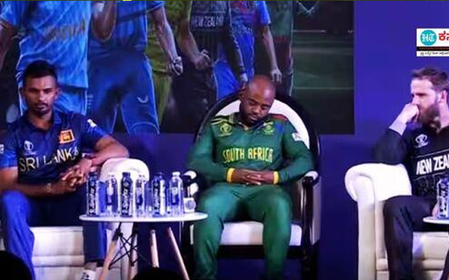  ‘We don’t miss Sarfaraz Ahmed’ – Fans react as Temba Bavuma falls asleep on Captain’s Day