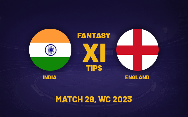  ODI World Cup 2023: IND vs ENG Dream11 Prediction, Probable Playing XIs, Match Details, Head-to-Head for Match 29 in Lucknow