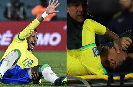 WATCH: Neymar Jr leaves field crying after picking up an injury against Uruguay in World Cup 2026 qualifiers