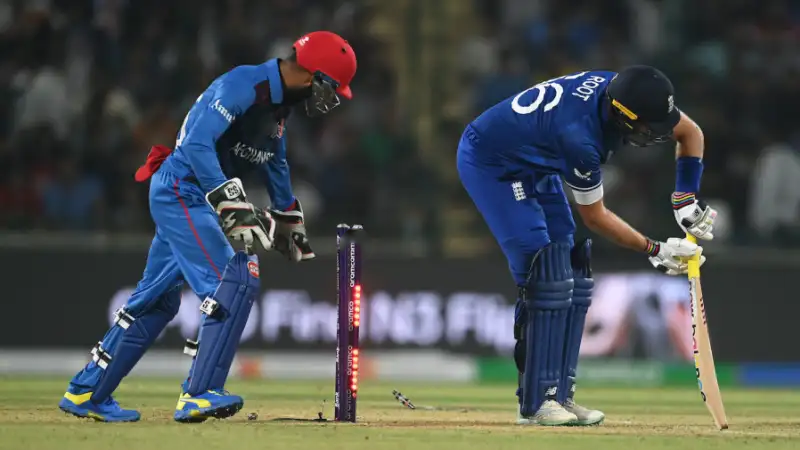  ‘Is World Cup main bhi upset ho rahe‘ – Fans react to Afghanistan’s win by 69 runs to beat England in ODI World Cup 2023