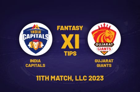 IC vs GG  Dream11 Prediction, Playing XI, Fantasy Team for Today’s Match 11 of the Legends League Cricket 2023