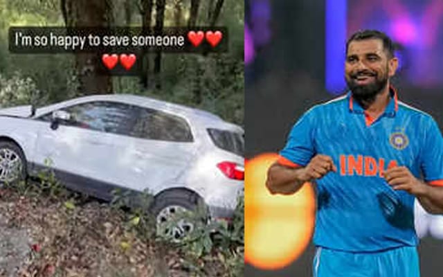  WATCH: India’s star pacer Mohammed Shami rescue accident victim near Nainital