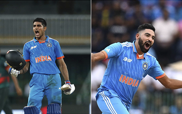  Mohammed Siraj and Shubman Gill claim the No.1 spot in ODI Rankings ahead of semi-finals of ODI World Cup 2023