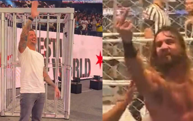  WATCH: Explosive confrontation between Seth Rollins and CM Punk