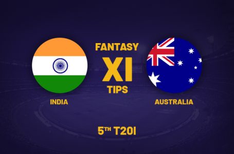 IND vs AUS Dream11 Prediction, Playing XI, Fantasy Team for Today’s 5th T20I of the Australia tour of India 2023
