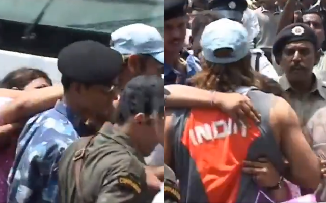  WATCH: Old video of female fan hugging MS Dhoni goes viral on internet
