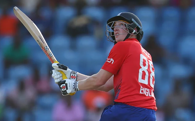  WATCH: Harry Brook chases 21 runs in final over to keep 5-game T20I series alive vs West Indies