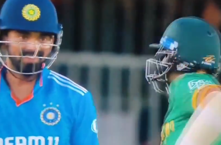 WATCH: KL Rahul’s mini conversation with Keshav Maharaj from behind the stumps during South Africa vs. India 3rd ODI