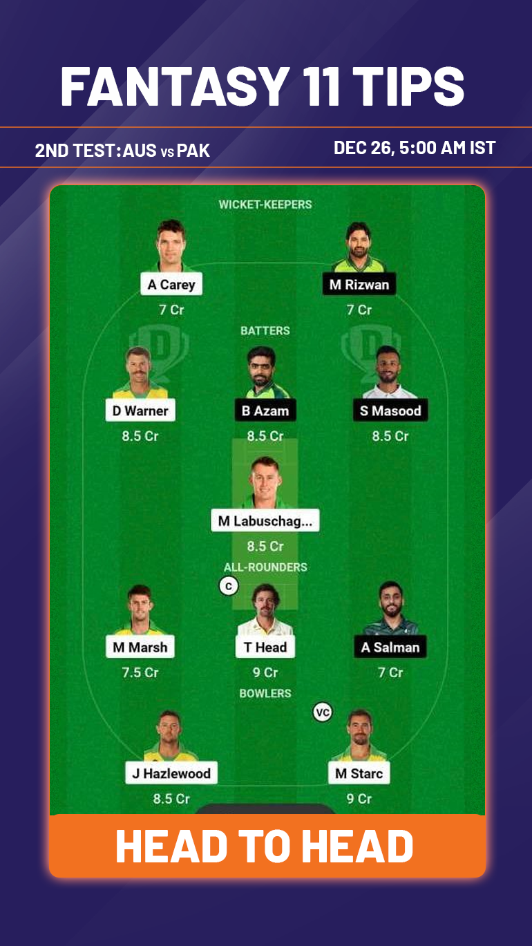 AUS vs PAK Dream11