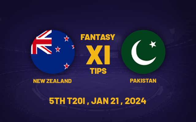  NZ vs PAK Dream11 Prediction, Playing XI, Fantasy Team for Today’s 5th T20 of Pakistan’s tour of New Zealand 2024