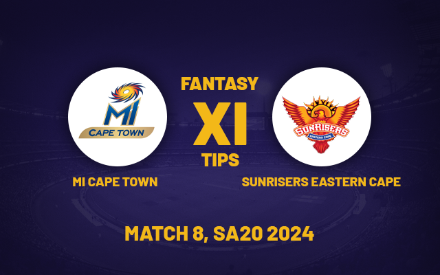  SA20 2024:MICT vs SUNE Dream11 Prediction, Fantasy Cricket Tips, Playing XI, Pitch Report & Injury Updates for Today Match 8