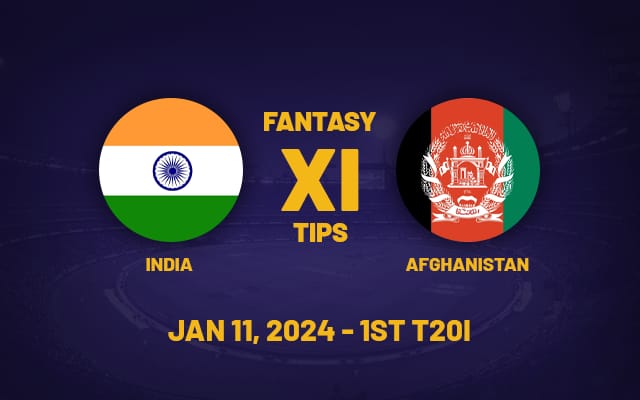  IND vs AFG Dream11 Prediction, Fantasy Team Today’s, Playing XI, Head to Head Stats, and Injury Updates for Afghanistan tour of India 2024, 1st T20I