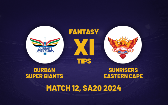  SA20 2024: DSG vs SUNE Dream11 Prediction, Fantasy Cricket Tips, Playing XI, Pitch Report & Injury Updates for Today Match 12