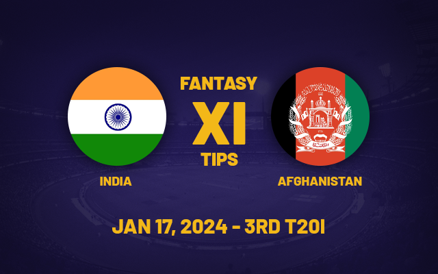  IND vs AFG Dream 11 Prediction, Playing XI, Fantasy Team for Today’s Match 3 at M. Chinnaswamy Stadium, Bengaluru