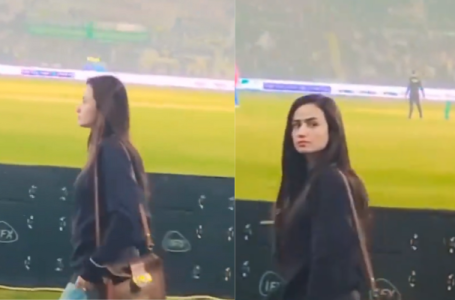 WATCH: Crowd erupts with ‘Sania Mirza’ chants during PSL match as Sana Javed arrives to cheer husband Shoaib Malik