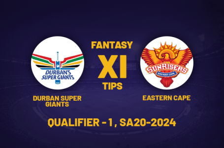 SA20: DSG vs SUNE Dream11 Prediction, Fantasy Cricket Tips, Playing XI, Pitch Report, and injury updates for today’s Qualifier 1