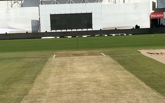  Rohit Sharma double century loading’- Fans react as pictures of pitch for 3rd test against England at Rajkot goes viral
