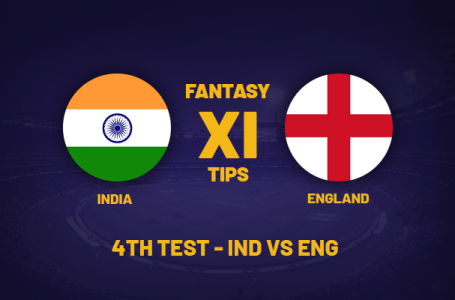 IND vs ENG Dream11 Prediction 4th Test: India vs England Dream11, Fantasy Cricket Tips, Playing 11 for today’s 4th Test match 23 Feb 2024