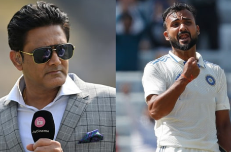 Veteran India spinner Anil Kumble heaps praises on Akash Deep for his sensational debut against England